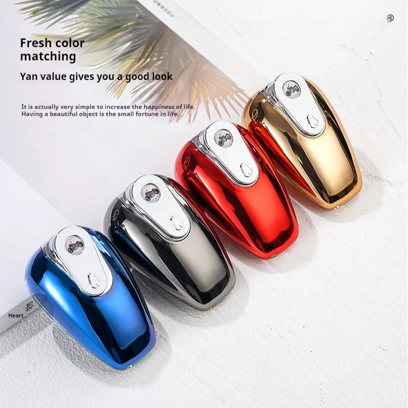 806 Creative motorcycle fuel tank shape lighter labor saving rocker arm ignition straight 