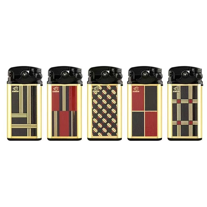 Personalized windproof lighter inflatable metal creative direct to the home factory