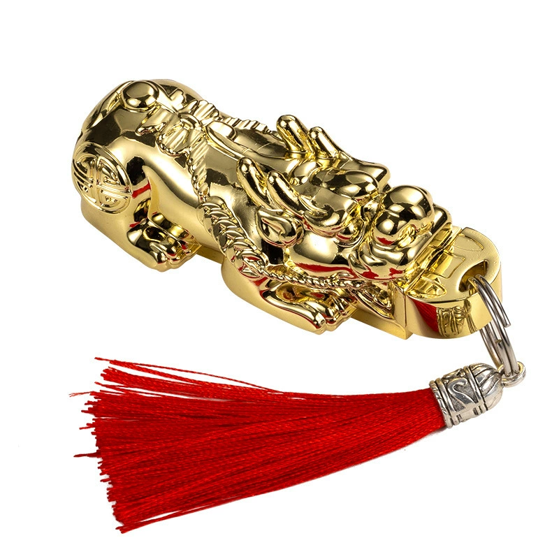 Brave ten thousand matches retro kerosene lighter key ring metal outdoor lighter manufacturers