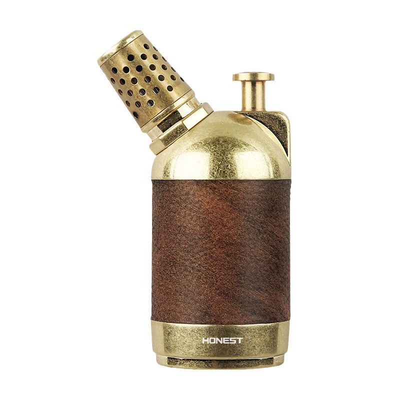High-end antique gun single direct blanking small table decoration lighter for cigar lighting