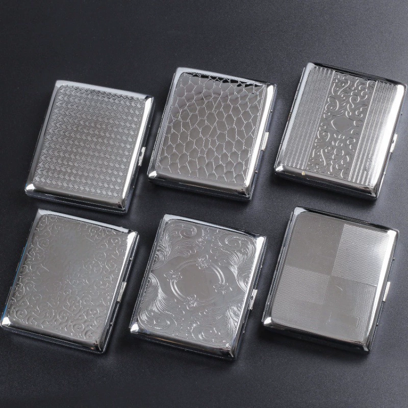 20 pieces of metal cigarette case portable men's cigarette clip personality creative incense 