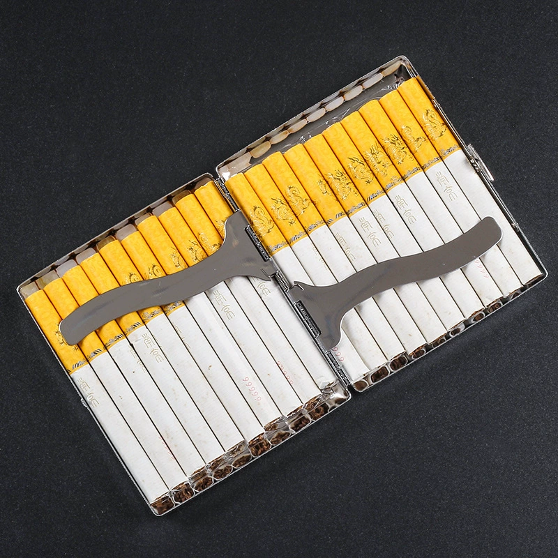20 pieces of metal cigarette case portable men's cigarette clip personality creative incense 