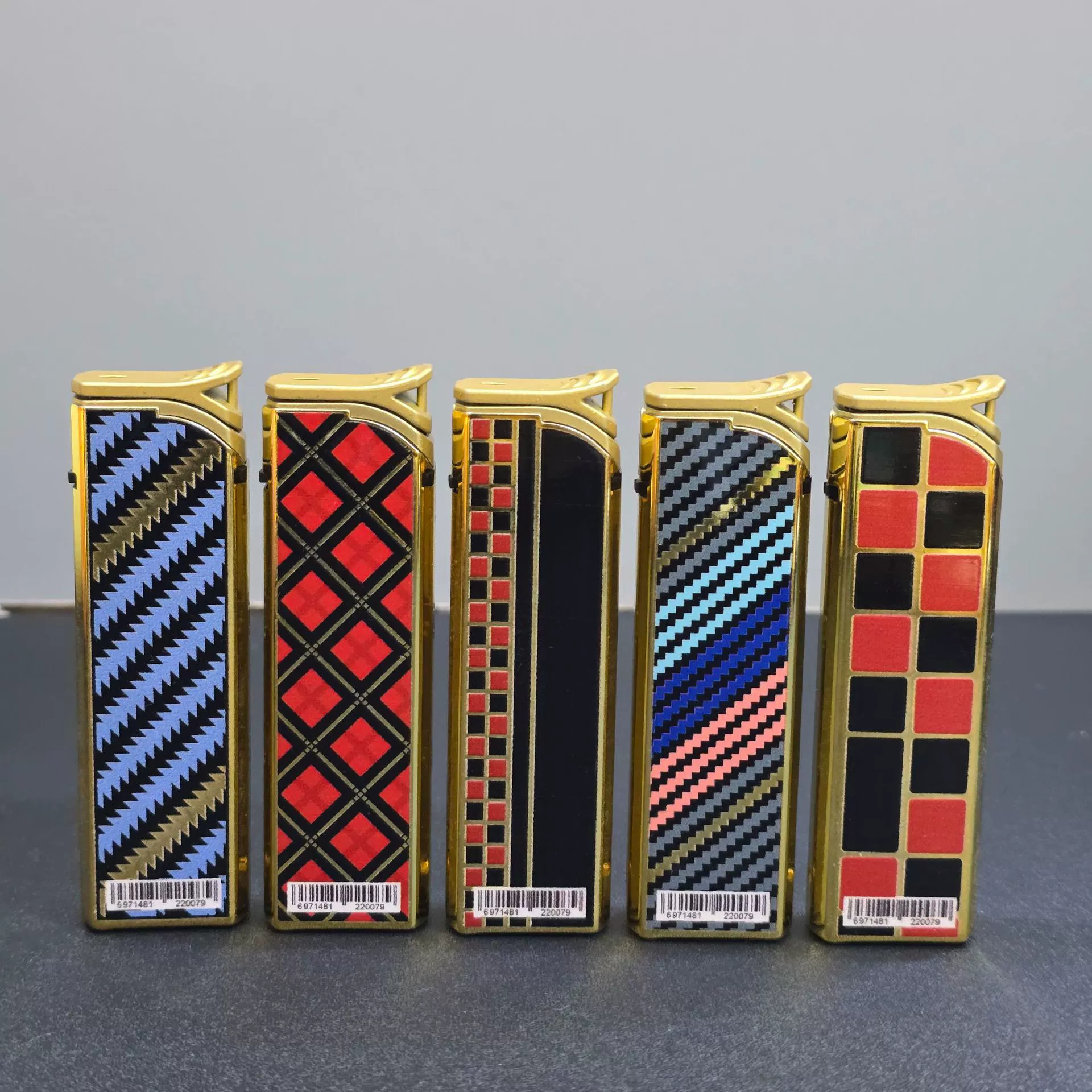 The new 515 lighter The new creative electroplated metal iron shell foreign trade skew inflatable 