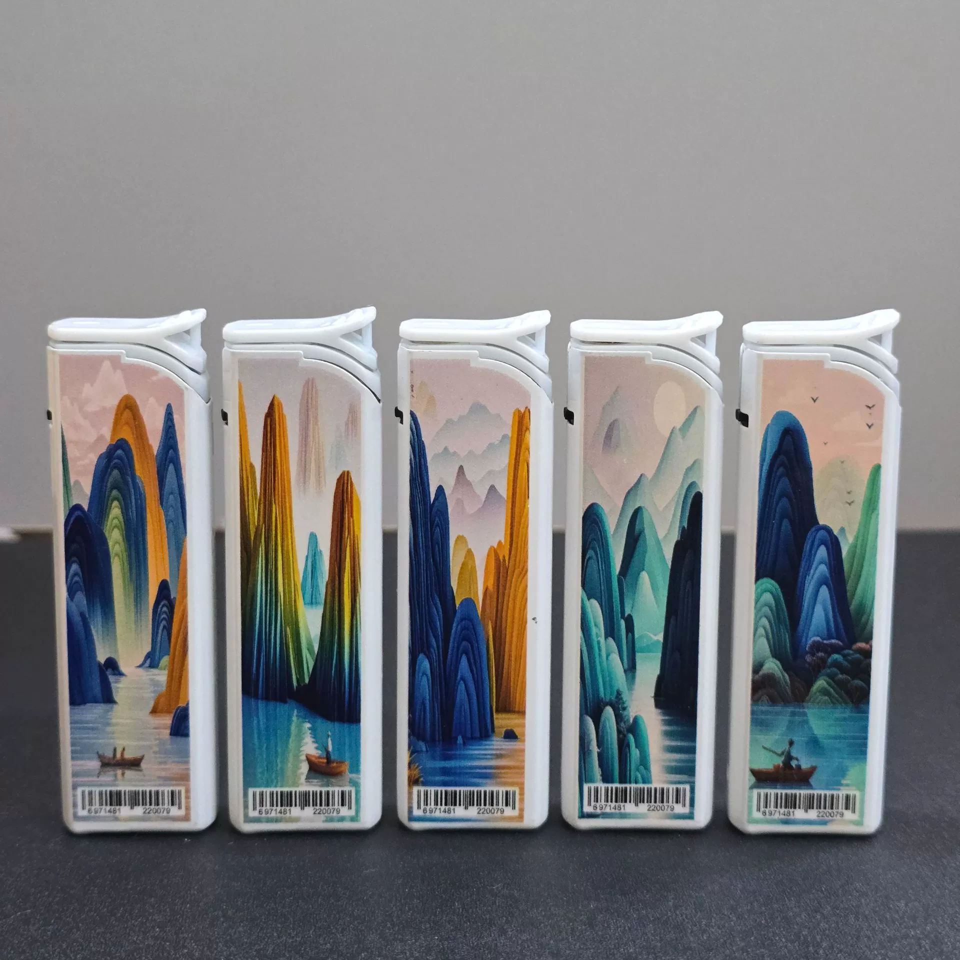 The new 515 lighter The new creative electroplated metal iron shell foreign trade skew inflatable 