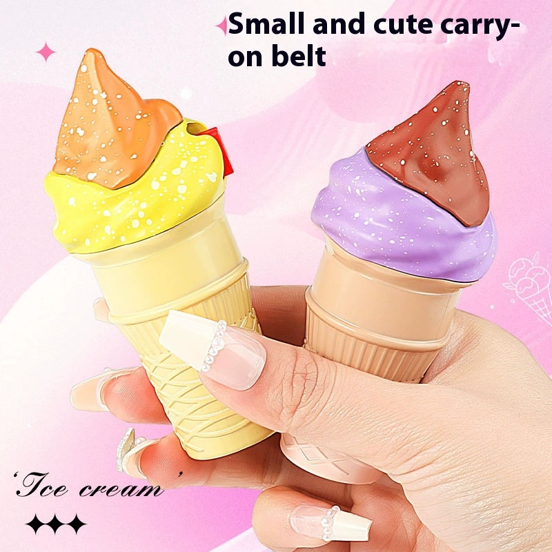 Creative ice cream lighter Windproof personality High appearance level cute Send ice cream cone send