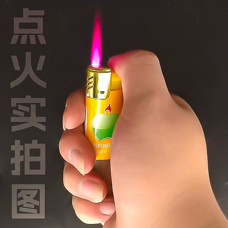 New anti-fan dice windproof lighter wholesale disposable lighter wholesale flame household