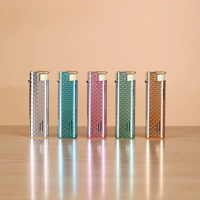 Iron shell direct windproof lighter creative advertising lighter LOGO