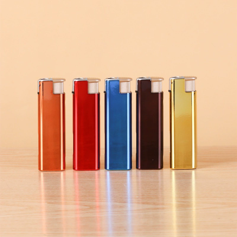 Iron shell direct windproof lighter creative advertising lighter LOGO