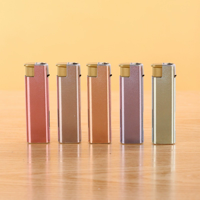 Iron shell direct windproof lighter creative advertising lighter LOGO