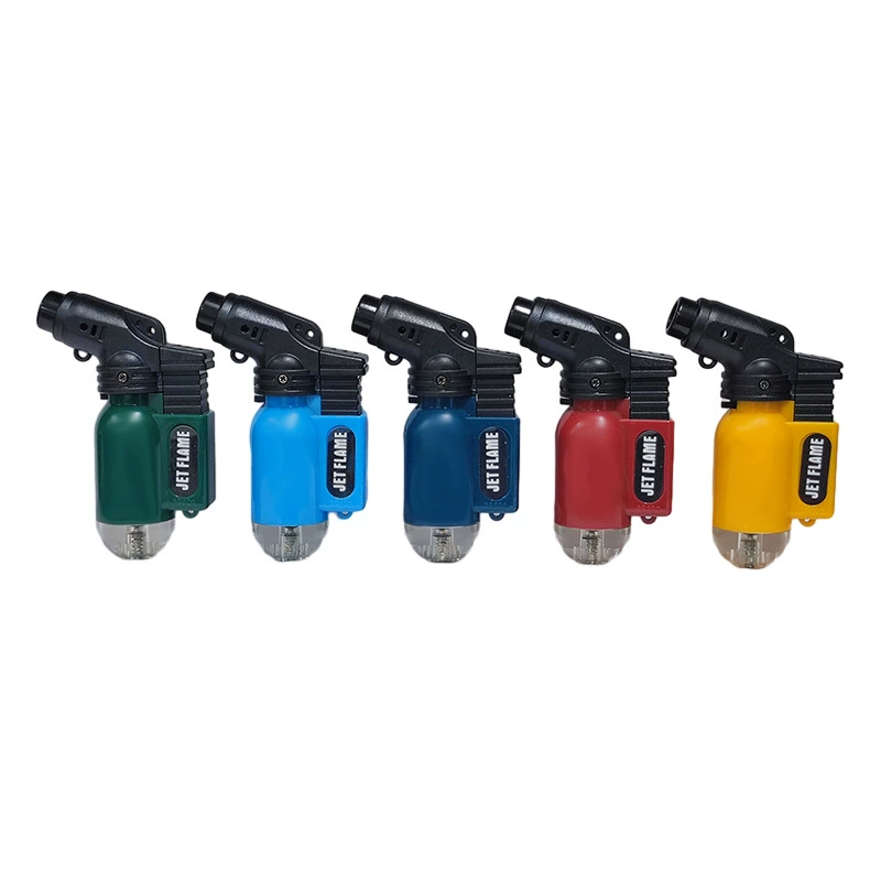 Windproof direct injection lighter customized mini small welding gun spray gun multi-color inflatabl