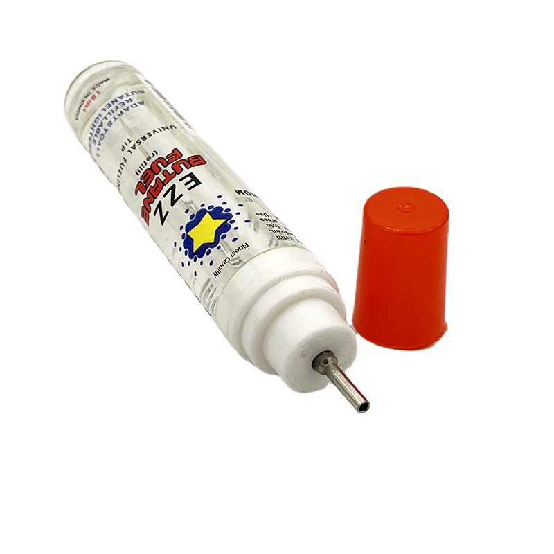 Wholesale spot supply of small bottles of lighter butane gas 18ml windproof lighter general gas 