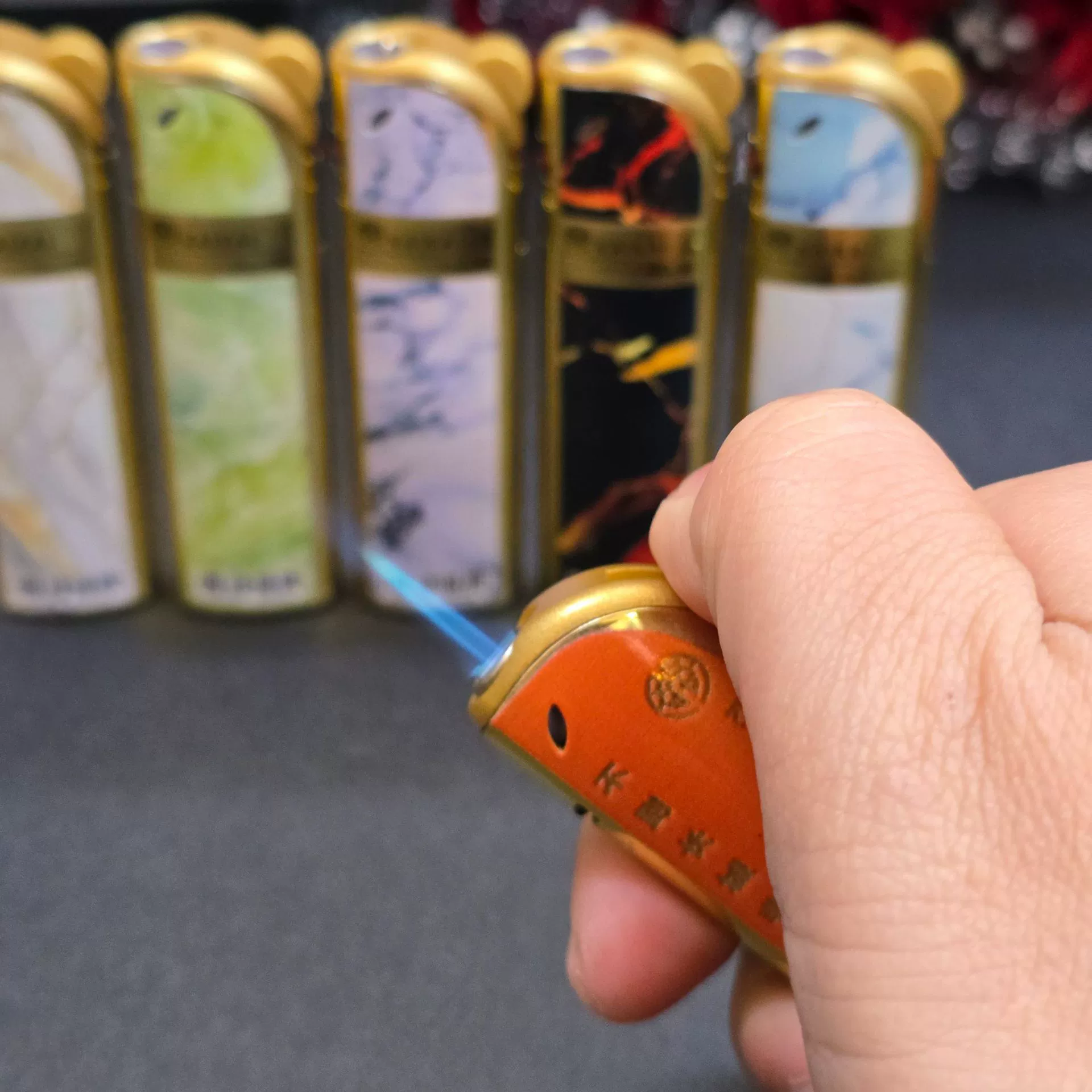 marble-chart-metal-windproof-lighter-blue-flame-can-be-aerated-lighter-factory-direct-price