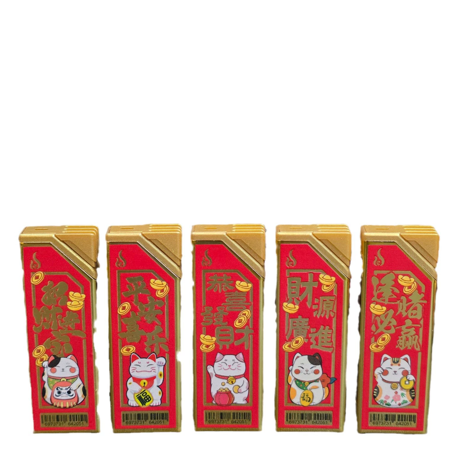 New clamshell metal direct blue flame lighter wholesale can print logo inflatable lighter 