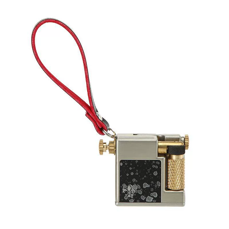 New square pure copper creative kerosene lighter retro grinding wheel side slip high-grade 