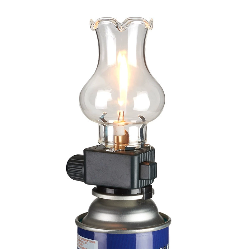 Creative gas small lamp lighting gas air lamp head lighter split outdoor camping tea