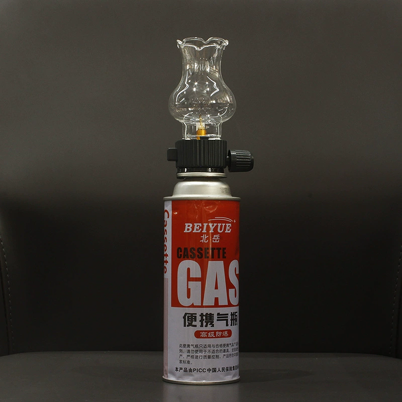 Creative gas small lamp lighting gas air lamp head lighter split outdoor camping tea
