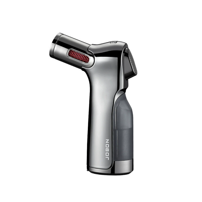 Four straight fire lighter moxibustion igniter Outdoor barbecue cigar lighter with safety lock