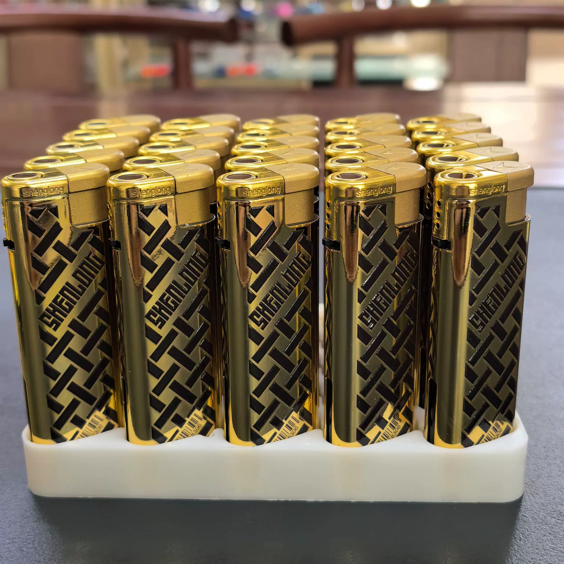 The new metal inflatable windproof lighter advertising logo printing electronic lighter directly 