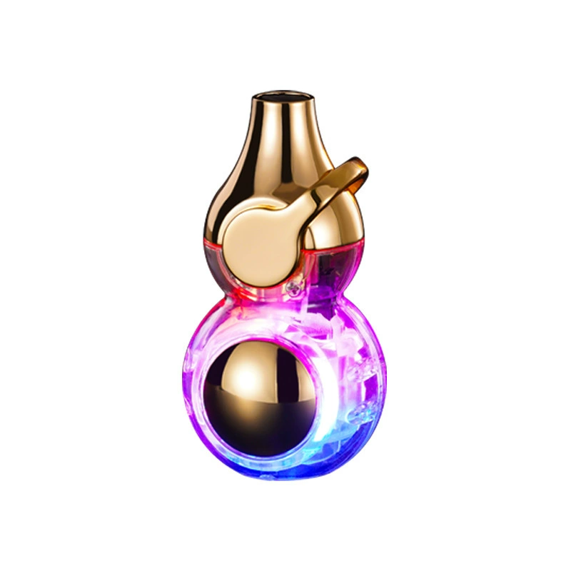 Luminous gourd lighter direct windproof creative transparent light ignition cool decompression turnt