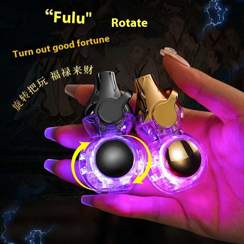 Luminous gourd lighter direct windproof creative transparent light ignition cool decompression turnt