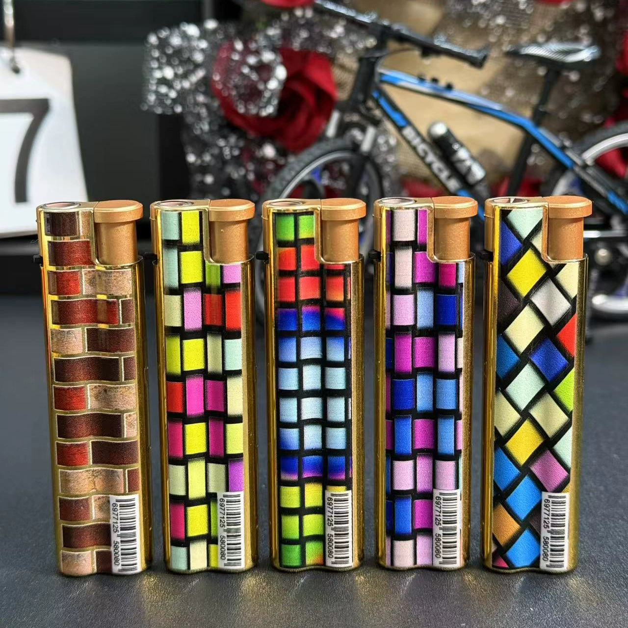 New creative electroplating paint metal iron shell spot advertising logo custom inflatable direct 