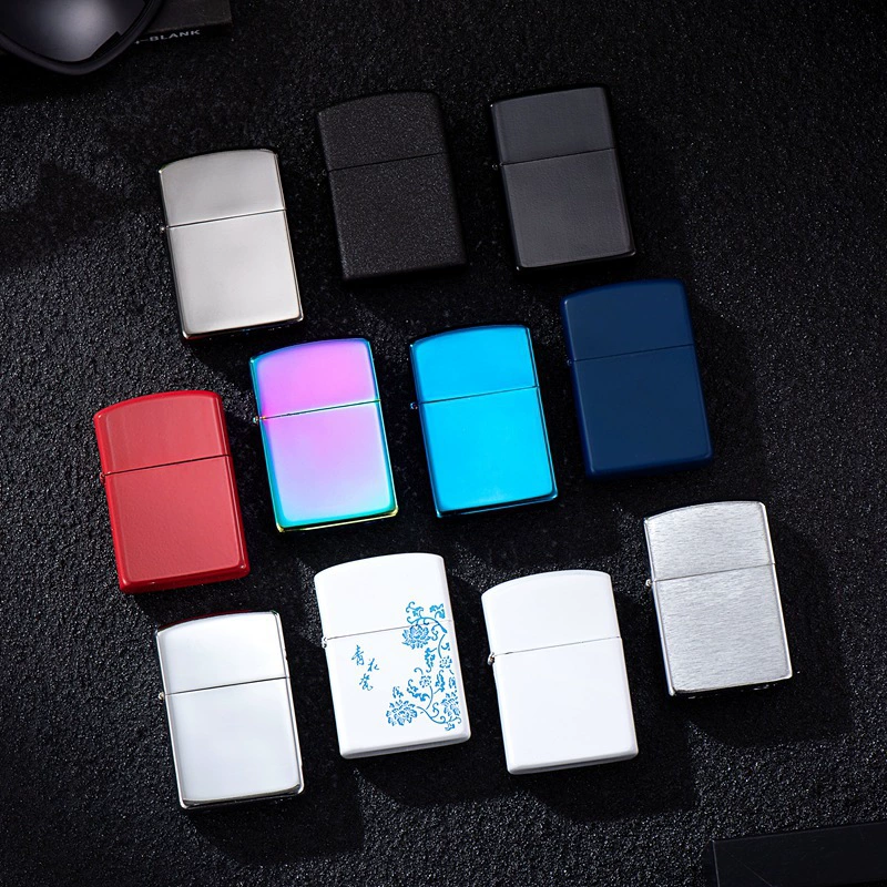 Metal iron shell series kerosene lighter manufacturers direct advertising gift lighter wholesale 