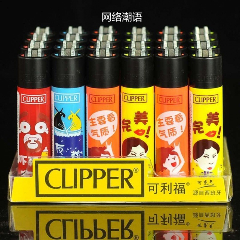Spain clipper Clifford lighter gas nylon flint grinding wheel lighter disposable inflator