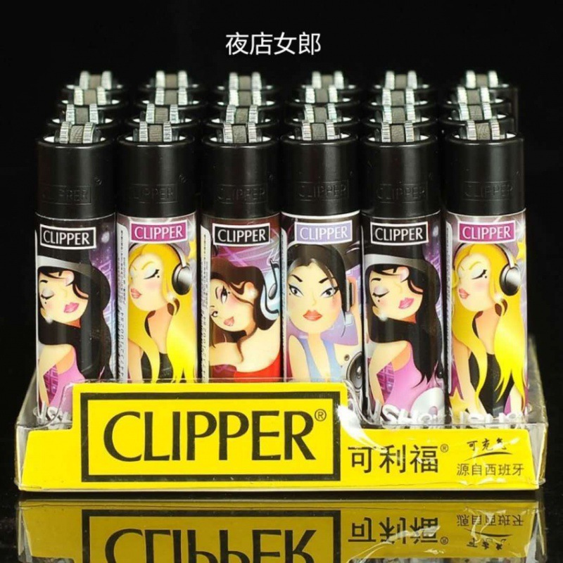 Spain clipper Clifford lighter gas nylon flint grinding wheel lighter disposable inflator