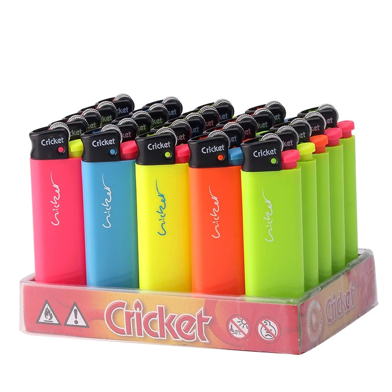 Professional Grasshopper Advertising Lighter Disposable High Quality Nylon Plastic Explosion Proof L