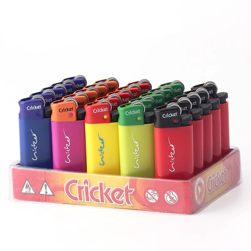 Professional Grasshopper Advertising Lighter Disposable High Quality Nylon Plastic Explosion Proof L