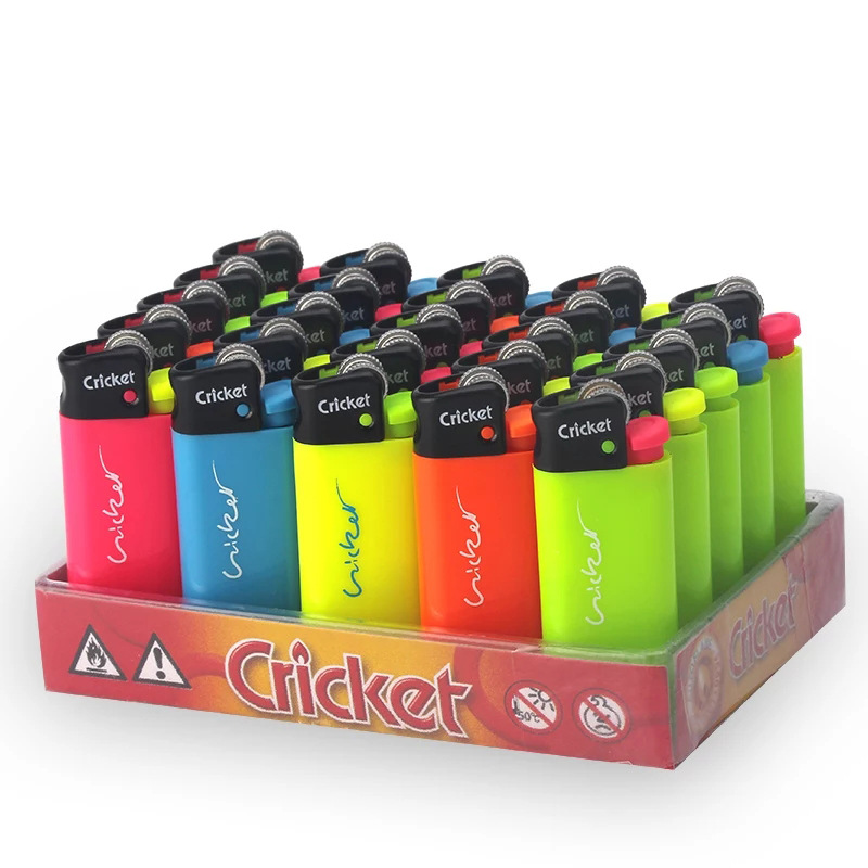 Professional Grasshopper Advertising Lighter Disposable High Quality Nylon Plastic Explosion Proof L