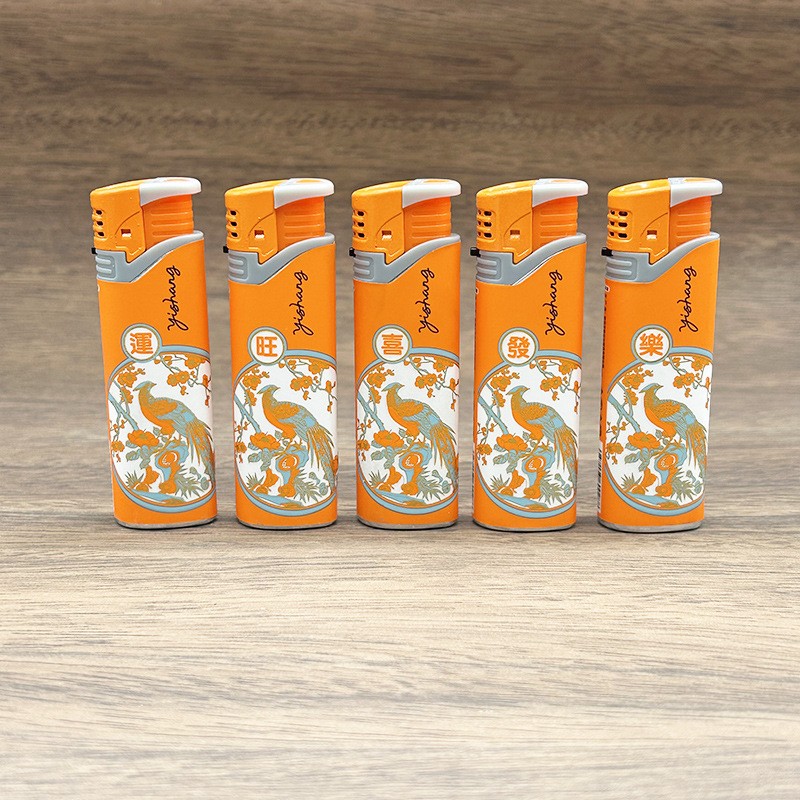 New creative China Wind country tide coated paper electroplated color printed metal iron shell