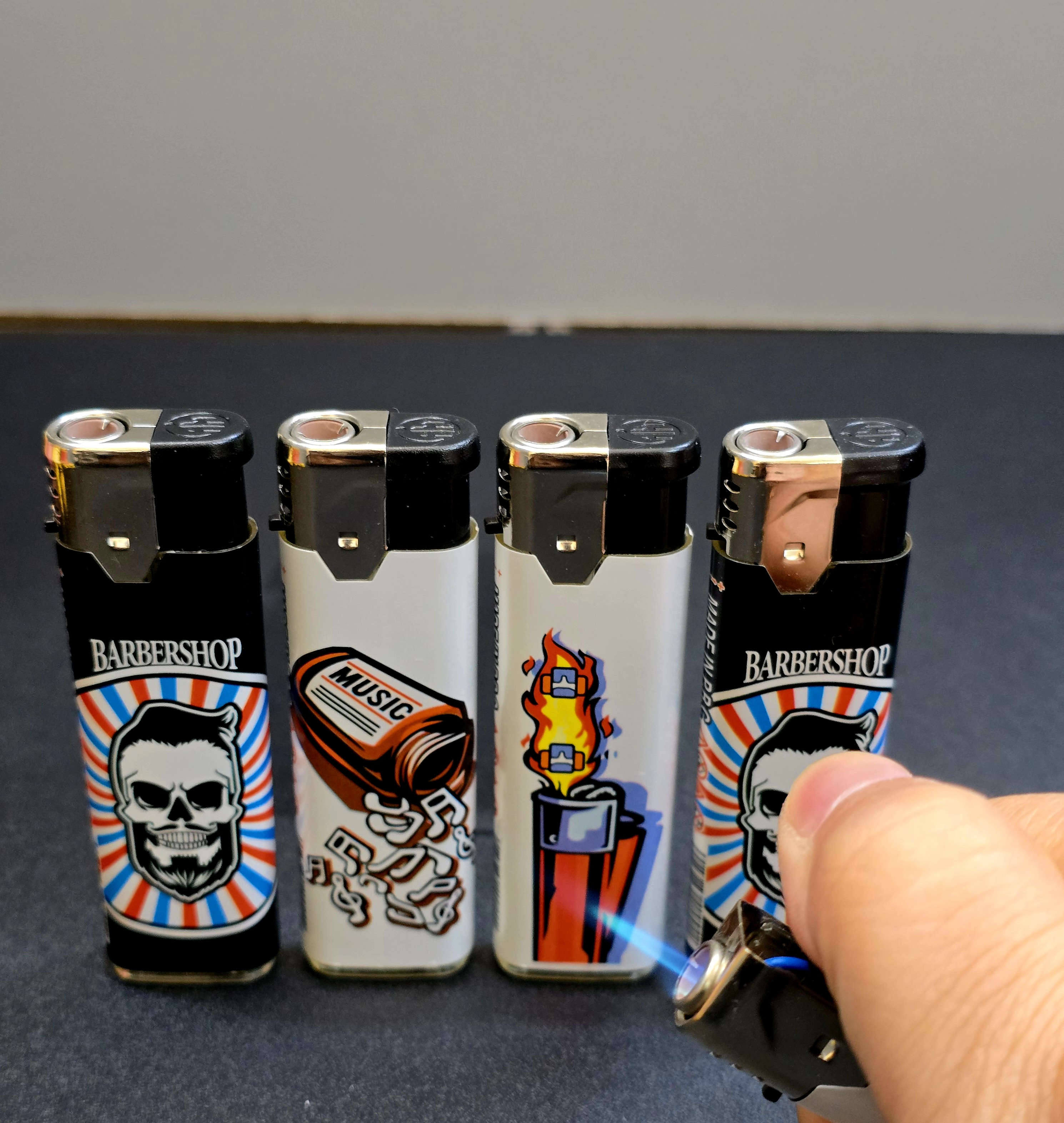 New plastic windproof lighter, disposable lighter, ISO9994 certified lighter