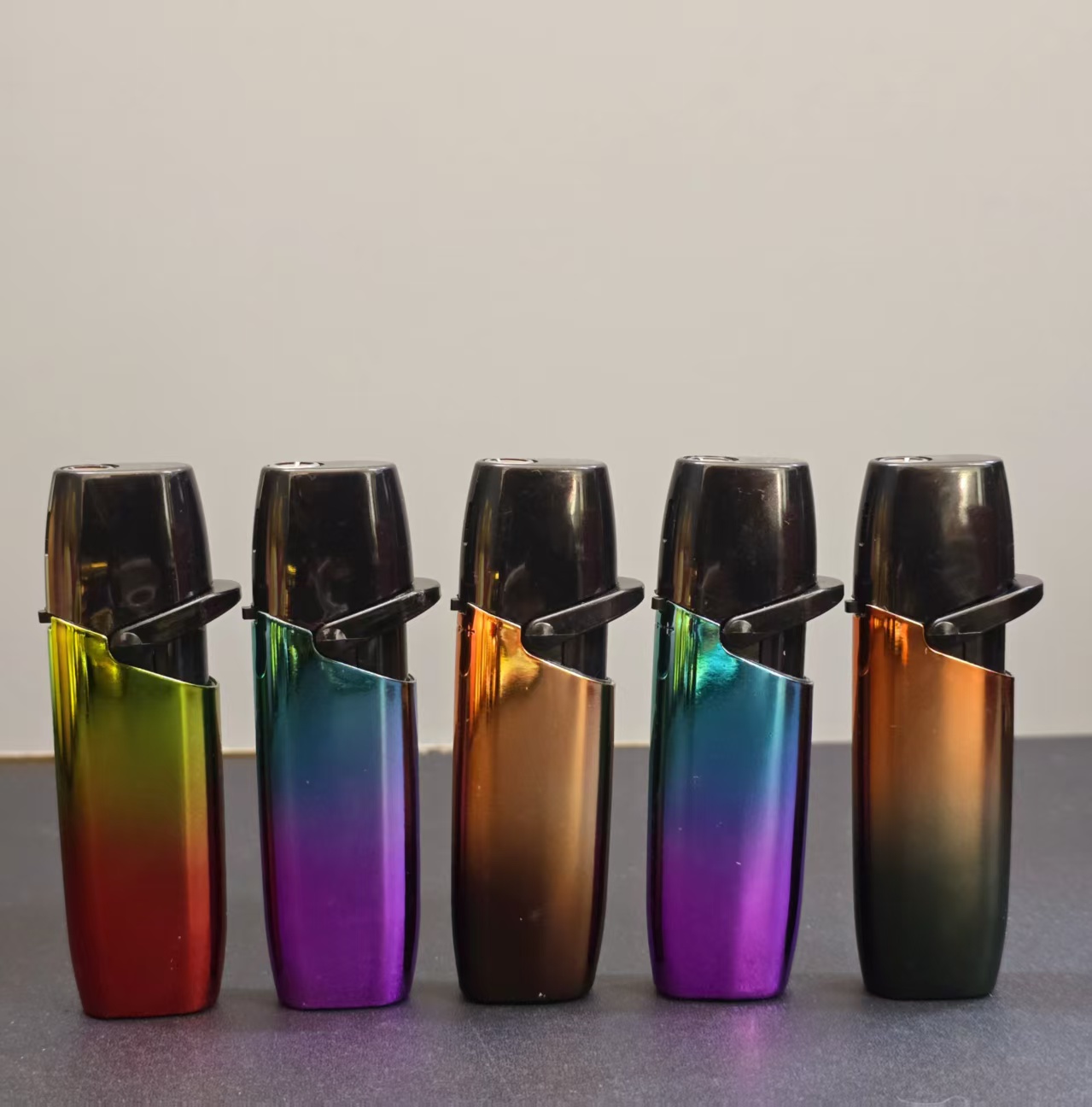 High Quality Electronic Cigarette Lighter Refillable Smoking Windproof Flame Lighter