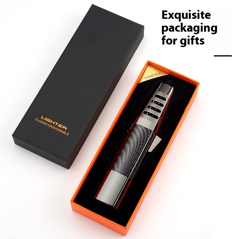 857 Windproof blue Flame blowtorch Torch Kitchen baking Blue Flame inflatable metal cigar lighter 