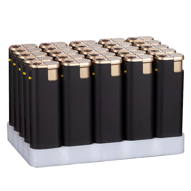 A9 metal windproof lighter high-grade design for advertising printing direct punching disposable 