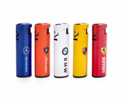 New Q1 metal direct blue lighter personalized creative inflatable lighter