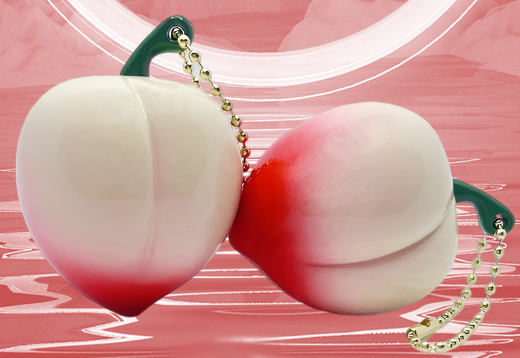 Internet celebrity Shoutao Open Flame Pink Peach Lighter High-value