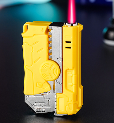 Gyro lighter two-in-one folding rotary decompression new deformation internet celebrity gift lighter