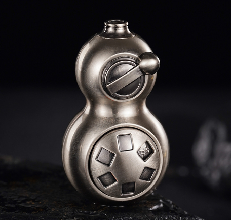 Black Mythical Gourd Windproof Green Flame Lighter can rotate and play with novel rocker arm ignitio