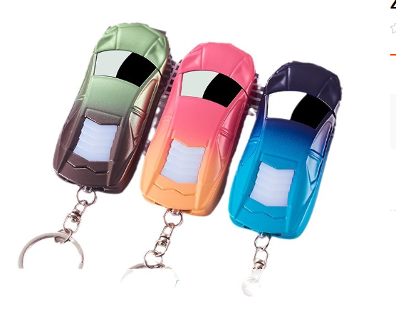 Sports car keychain inflatable lighter gradient color creative windproof direct rush lighter