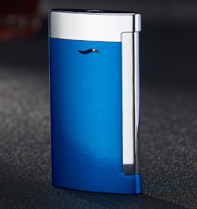 Direct rush windproof lighter Blue Flame Moxibustion Inflatable Lighter Personalized Creative Engrav