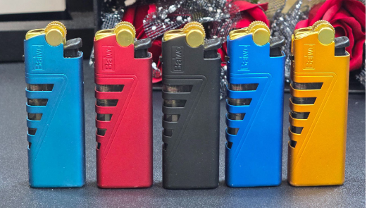 Lighter Wholesale Grinding Wheel Lighter High-end Creative Disposable Iron Shell Grinding Wheel Infl