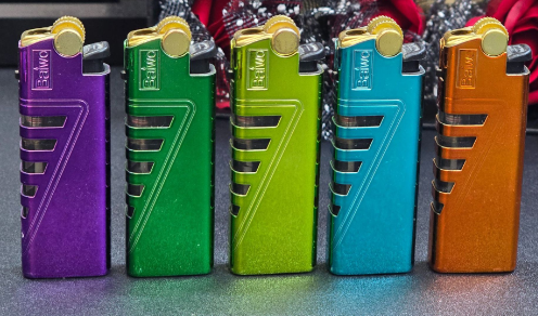 Lighter Wholesale Grinding Wheel Lighter High-end Creative Disposable Iron Shell Grinding Wheel Infl