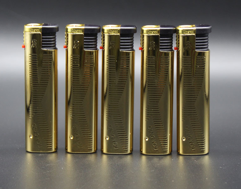 Metal direct punch lighter manufacturer sells personalized embossed metal electronic lighter