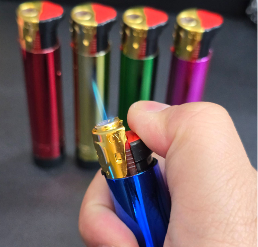 Thickened metal iron shell lighter explosion-proof iron shell windproof lighter printing design adve