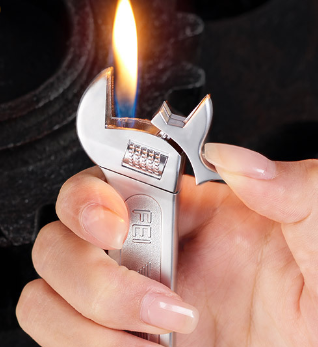 New creative wrench lighter inflatable personality creative fire durable metal lighter