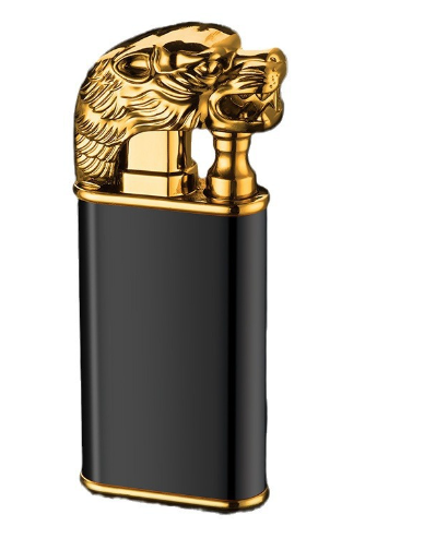 New dual-fire direct-rush open flame conversion metal lighter laser engraving advertising lighter wh