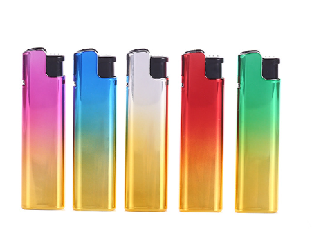 Metal shell windproof lighter wholesale creative personality advertising inflatable lighter manufact