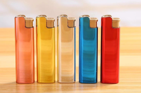 Metal shell windproof lighter wholesale creative personality advertising inflatable lighter manufact